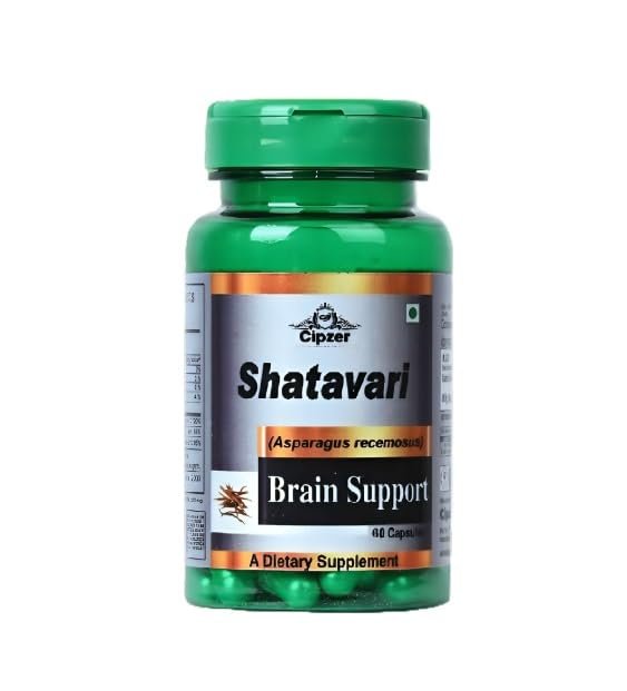 Cipzer Shatavari Capsules Ayurvedic Women Wellness Capsule for Hormonal Balance Restore Stamina, Strength and Energy 60 Capsules (Pack of 1)