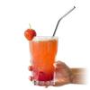 BRIKSHI Reusable Stainless Steel Metal Straws - Pack of 4 (Straight & Bent) with 1 Brush view 4