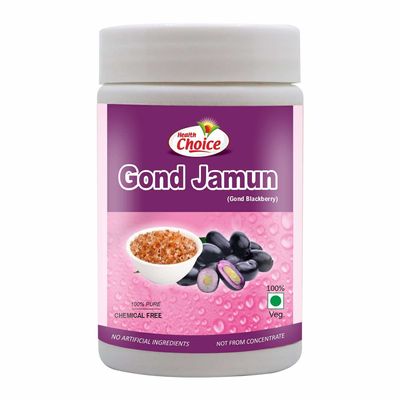 Health Choice Gond Jamun | 100% Pure & Natural Ayurvedic Gond (Indian Black Berry Gum) | 120g (Pack of 1)