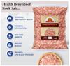 Ghotaram Whole Granules Sendha Sindhav Namak Unrefined & Natural Used for Cooking Baking Sprinkling Fermenting Marinating | Himalayan Pink Rock Salt Crystals Chunks Highly Nutritious-850GM*5Pack view 2
