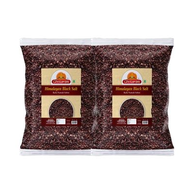 Ghotaram Feng Shui Arabian Black Sea Salt Crystals,Unrefined|Non-iodised|Impurity Free|Optically Sorted|Natural Black Salt|Use for Pickling, Scrubs, Herbal infusions-100GM*2Pack