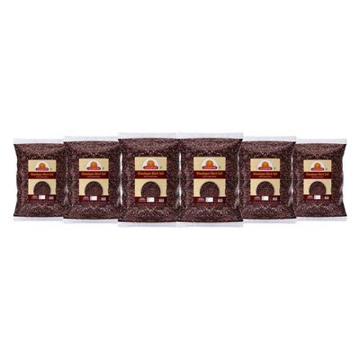Ghotaram Feng Shui Arabian Black Sea Salt Crystals,Unrefined|Non-iodised|Impurity Free|Optically Sorted|Natural Black Salt|Use for Pickling, Scrubs, Herbal infusions-400GM*6Pack