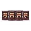 Ghotaram Sabut Suddh Kala Namak Exotic Mineral Rich Black Salt Fresh Himalayan Black Salt Impurity Free | Grinder Perfect for Chaats Chutneys Salads Fruits Pickling Grilled Chicken-850GM*4Pack view 1