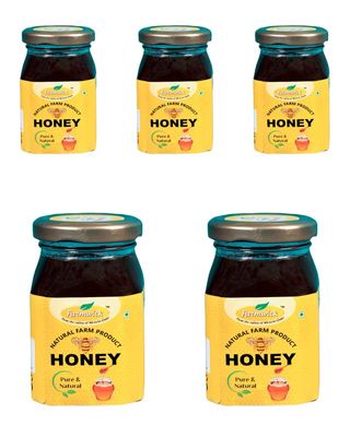 FARMWICK's Natural Honey - Pure and Delicious Farm Product - 250 Gm (Pack of 5)