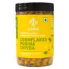 Zama Cornflakes Pudina Chivda 125g PET Jar | Roasted, Not Fried, Gluten Free | Crunchy and Aromatic | No Maida, No Added Colours, No Preservatives, No MSG | Travel Friendly view 1
