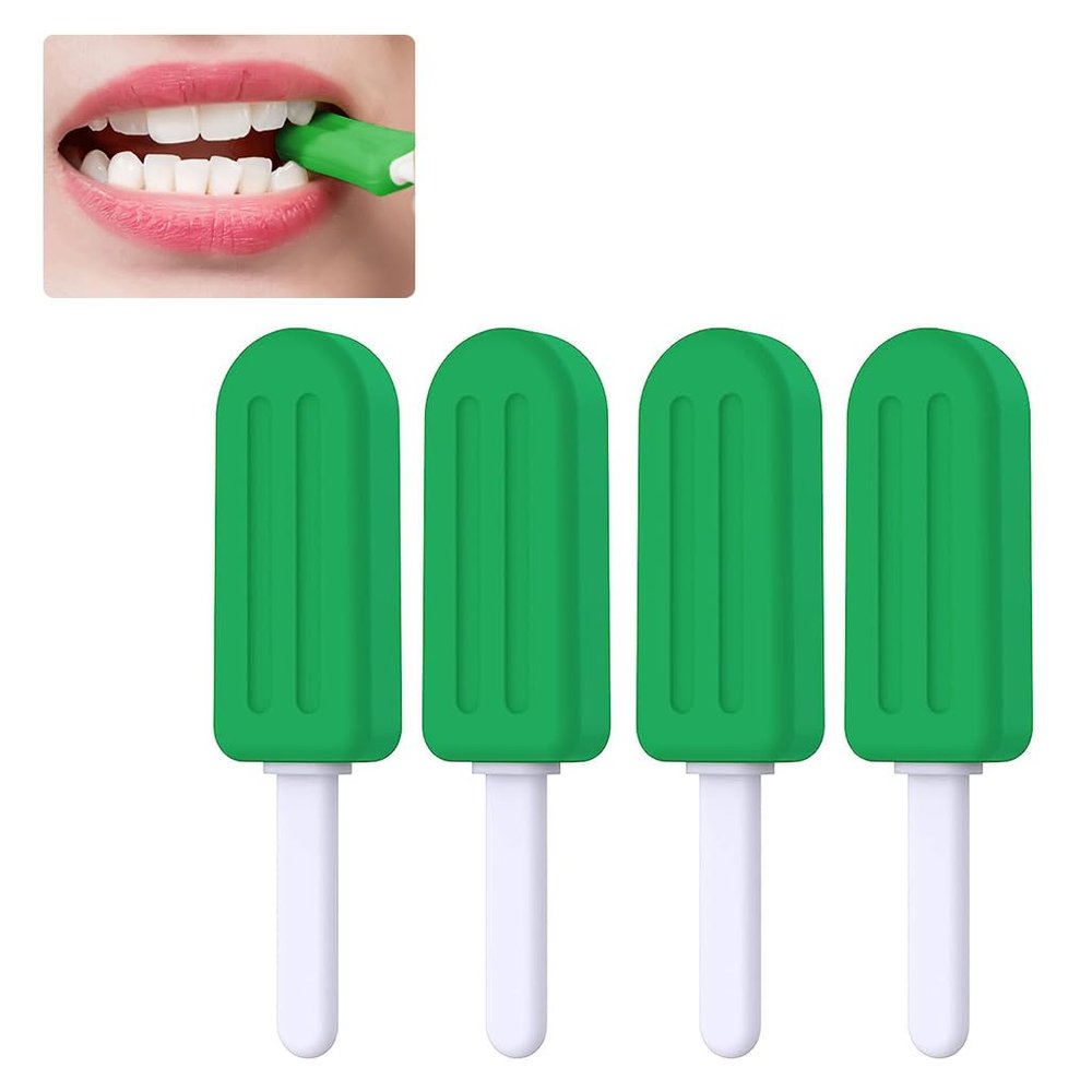 HASTHIP 4PCS Chewies for Invisalign Aligner, Aligner Tray Seaters Chewies for Aligner Trays Chompers Aligner Trays (Mint Flavor)