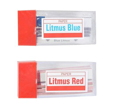 Cometek Litmus Paper - Red and Blue - 100 Leaves Each - Pack of 200