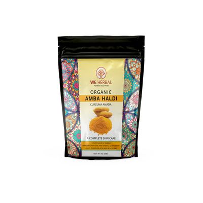 We Herbal AmbaHaldi Powder for Skin | Pure Wild Turmeric | Fades Pigmentation & Gives Instant Glow | 100% Natural | 50g
