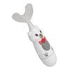 Sonic U Shaped Toothbrush, Cute Bear Kids Electric Toothbrush Rechargeable Ergonomic Fast Cleaning with 3 Brush Heads for Home (White) view 4