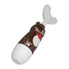 Kids Electric Toothbrush, Sonic Toothbrush Automatic Silicone Fast Cleaning with 3 Brush Heads for Home (Brown) view 4