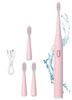 US1984 Sonic Electric Toothbrush for Kids Adults with 5 Modes, 4 Brush Heads & Rechargeable Battery Last up to 30 Days, Ultra Soft, IPX7 Waterproof, Electric Power Tooth brush (Light Pink) view 1