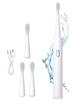US1984 Sonic Electric Toothbrush for Kids Adults with 5 Modes, 4 Brush Heads & Rechargeable Battery Last up to 30 Days, Ultra Soft Nylon Bristles, IPX7 Waterproof, Electric Power Tooth brush (White) view 1