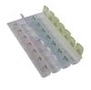 Ezyfit Weekly 7 Days Pill Organizer Case 28 Compartments, 4 Times/Day Slot, Weekly Doses Container Boxes, Medicine Holder (Pack of 5) view 3