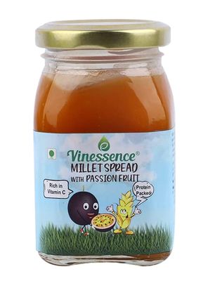 Vinessence Millet passion fruit spread with antioxidants and vitamin C, iron, potassium and proteins(230g)