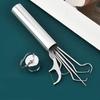 Kruvad 7 Pieces Teeth Cleaning Tool Portable Metal Toothpicks Reusable Toothpicks for Teeth Digging Adult Picking Tools Keychain Teeth Braces Cleaning Tools view 2