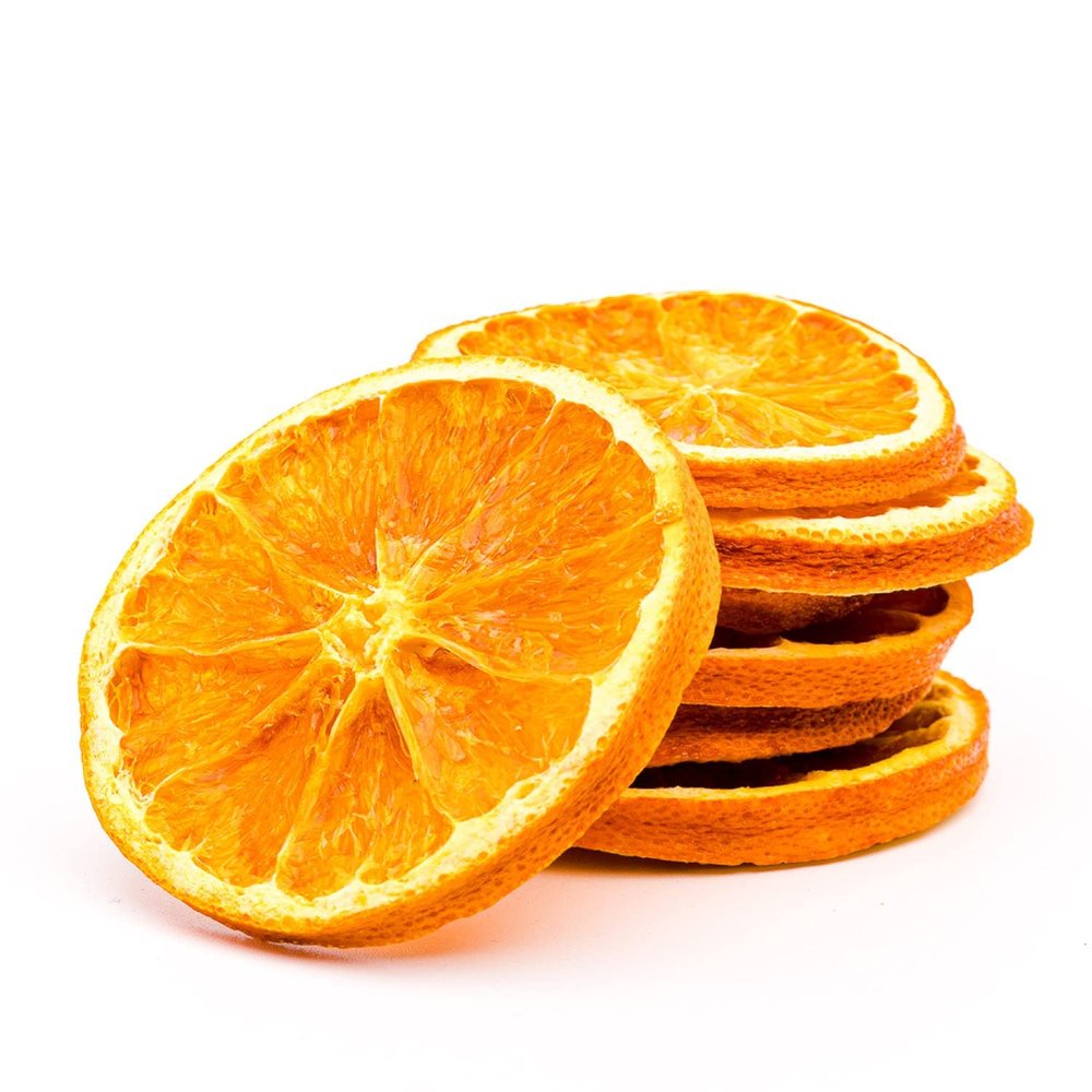 A D Food & Herbs Dried Orange Slices for Garnishers - Cocktail,Mocktail,Candle,Soap Making,DIY Crafts (20 Gms)