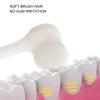 Sonic U Shaped Toothbrush, Kids Smart Toothbrush Automatic Ergonomic Cute Bear with 3 Brush Heads for Travel (Brown) view 3