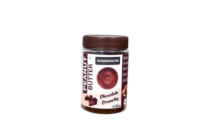 EVERYOUTH Peanut Butter Delicious, High Protein, Zero Trans-fat, Cholesterol Free & Vegan - Crunchy Chocolate, (500g)