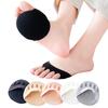 Ubersweet Five Toes Forefoot Pads for Men Women Protector Half Insoles High Heels Foot Care Inserts Calluses Corns 5 Pairs Pack' view 2