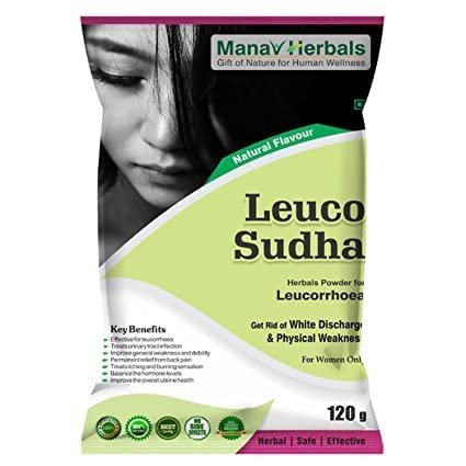 Manav Herbals Leuco shudha For Healthy White Discharge| Reduces Itching, Burning, Odour vegina | Women Health Wellness Supplements (Pack of 1)