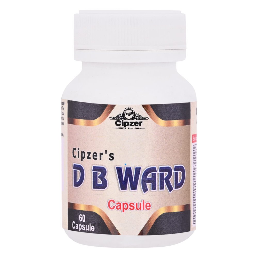 Cipzer D.B WARD Capsule helpful for general weakness, loss of appetite Useful in digestive and Liver ailments 60 capsules (Pack of 1)