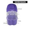 Dentosmile Denture Box in Violet Color - Dental Orthodontic Retainer Case | Teeth Storage Box, Denture Storage Case Fake Tooth Holder with Strainer (2) view 4