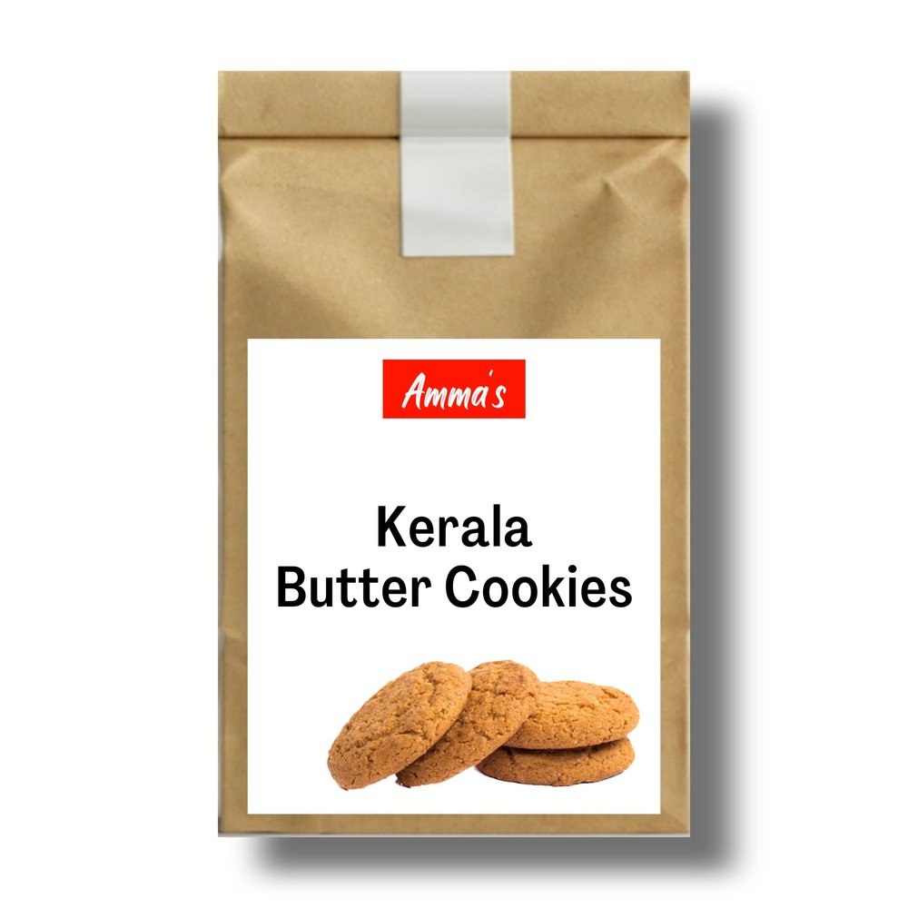 AMMA'S Kerala Butter Cookies -Best Homemade Biscuits | Traditional Recipe from Kerala | Ideal Snack for Tea Lovers - 550g