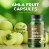 Genius Herbs Amla Capsules 500 mg | Indian Gooseberry | Best Antioxidant | Rich in Vitamin C | 90 Capsules Pack of 1 view 4