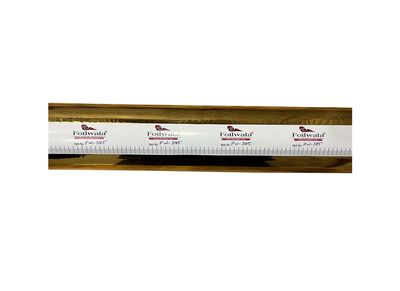 FOILWALA WITH TAGLINE HOUSE OF QUALITY STAMPING FOIL Greetings Foil Hot Stamping Foil |Gold 385 Shade|Size-25 inches x 120 Meter (FWAX-385)