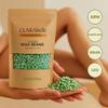 CLARABELLE PROFESSIONALS Unisex Adult Hair Removal Brazilian Hard Wax Beans For Face,Eyebrow,Back,Chest,Bikini Areas,Legs,Arms And Beards (50 Gm,Aloe Vera + Activated Charcoal) view 2