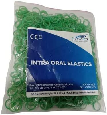 DENTAL TOOL Ortho Elastics (GREEN)