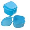 Dentosmile Denture Boxes, Retainer Box Orthodontic Mouth Guard Dental Storage Container/Teeth Storage Box in Light Blue Color (2) view 3