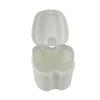 Dentosmile Denture Box in White Color - Dental Orthodontic Retainer Case | Teeth Storage Box, Denture Storage Case Fake Tooth Holder with Strainer (1) view 1