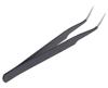 ERH India 1 Pc Black Tweezer Curved for Electronics Repair Insulated Stainless Steel Anti-Static Precision Tweezer for Material Science, Science School Project, Droplet Manipulation etc. view 1