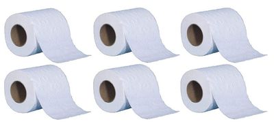 BROW Toilet Roll SCENTED Lavender 6 rolls of 2 Ply 200 Pulls
