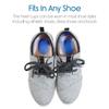 2 Pair Gel Heel Cups Plantar Fasciitis Insert Silicone Gel Heel Pads for Heel Pain Bone Spur & Achilles Pain Gel Heel Cushions and Cups Pad & Shock Absorbing Support (Blue) view 3