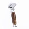Kenem-X Double Edge Safety Shaving Razor with Natural Bamboo Handle - Experience A Better Shave (Silver) view 4