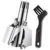Clixera Manual Nose & Ear Hair Clipper Trimmer for Men & Women Clipper - Stainless Steel Painless Nose Hair Remover for Men & Women- Eco Travel User Friendly Hair Trimmer view 2