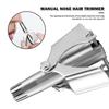 Clixera Manual Nose & Ear Hair Clipper Trimmer for Men & Women Clipper - Stainless Steel Painless Nose Hair Remover for Men & Women- Eco Travel User Friendly Hair Trimmer view 4