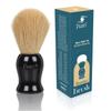 Pearl shaving Brush for men synthetic bristles & Black Resin Handle SBB-14 Black | Father's Day Gift option view 1