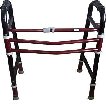 CLOUDTAIL Plain Double Bar Frame Balanced Adjustable Adult Walker