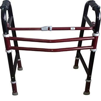 CLOUDTAIL Plain Double Bar Frame Balanced Adjustable Adult Walker