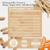 Ashwagandha Capsules 90 Capsules 1000mg With Turmeric, Ginger, Apple Cider Vinegar and black pepper Extract | GMO Free, Gluten Free, Vegan | 45 Days Supply. view 2