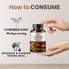 Ashwagandha Capsules 90 Capsules 1000mg With Turmeric, Ginger, Apple Cider Vinegar and black pepper Extract | GMO Free, Gluten Free, Vegan | 45 Days Supply. view 3