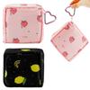 2pcs Period Bag, Sanitary Napkin Storage Pad Bags for for Purse Feminine Product Organizer, Panty Liners Tampons Menstrual Cup Pouches with Hooks for Girls Women, 1 Count (Pack of 1), Travel view 1