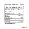 Konfiz Plain Rice Crispies | Rice Crispy, Rice Krispy, Krispies-Round Shape 5mm-6mm | 250g | Perfect for making home-made chocolates, desserts, crackers, cakes & many more view 3