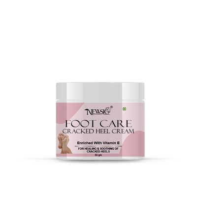 Newsio Foot Care Cream For Rough, Dry and Cracked Heel | Feet Cream For Heel Repair (Pack of 1 jar 50 gm)