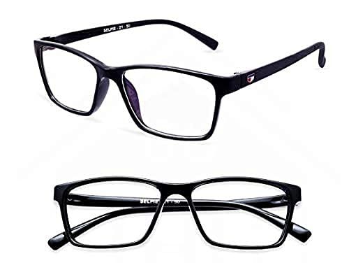 RR EYE WEAR Blue Cut Reading Glasses For Men And Women Blue Ray Blue Light Reading Near Vision Glasses 1.00 1.25 1.50 1.75 2.00 2.25 2.50 2.75 3.00 Black 21 (+3.75)