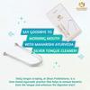 Maharishi Ayurveda Ayurdent Tongue Cleaner for Kids Ages 10+ and Adults - Premium Ayurvedic silver Oral Hygiene Tongue Scraper Tool for Effective Bacteria & Plaque Removal (Pack of 1) view 3
