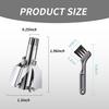 Marrone Manual Nose Hair Trimmer (No Batteries Required)- Portable Stainless Steel Nose Hair Remover for Men & Women/Professional Manual Washing. (Silver) view 2